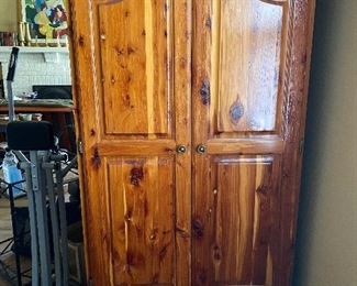 Pine wardrobe $97.50
