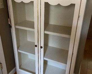 cabinet with glass doors $72.50