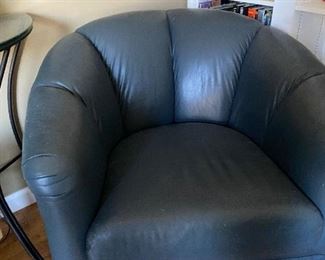 blue swivel chair $37.50