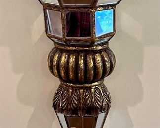 Item 98:  (2) Mirrored Wall Sconces:  $48/Pair