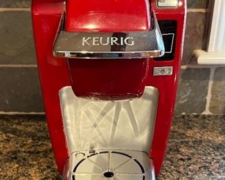 Item 130:  Red Keurig Machine:  $32