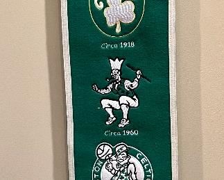 Item 150:  Boston Celtics Banner:  $24