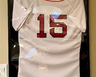 Item 61:  Autographed Dustin Pedroia Signed Jersey (#15):  $245