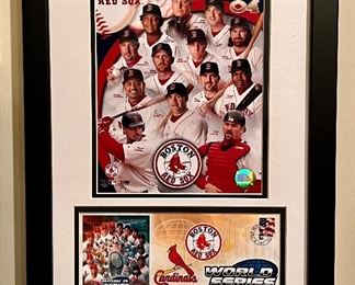 Item 144:  Boston Red Sox Framed Photograph 2004:  $32