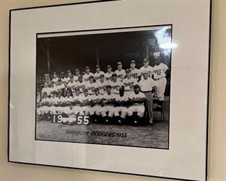 Item 145:  Brooklyn Dodgers 1955 Photograph:  $24