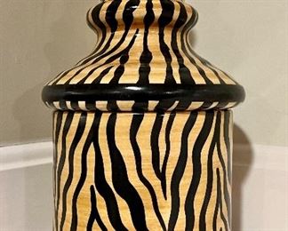 Item 108:  Leopard Canister:  $24