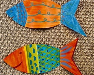 Painted Tin Fish