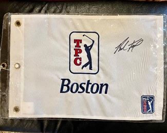 Item 190:  Autographed Brad Faxon Golf Flag:  $65
