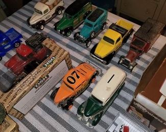 Metal die-cast cars