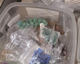 Turquoise and other beads Swarovski crystal