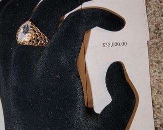 2.02 marquee diamond in 14k gold diamond is vs2 color E cut good with appraisal letter