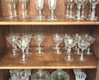 Some of the antique Cambridge crystal