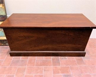 One of 3 cedar chests