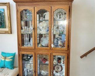 Display cabinet and collectibles 