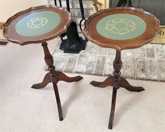 Pair of vintage folding tables