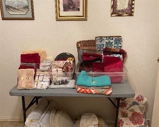 Linens, Pillows, Art