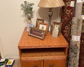 Cabinet, Lamp, Decor