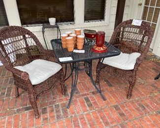 Patio Chairs, Table, etc.