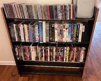 CDs, DVDs, VHSs