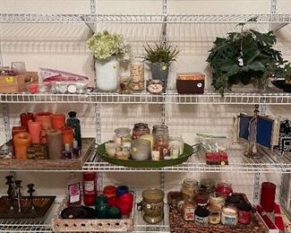 Candles, Pillows, Floral