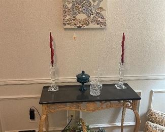 Console table, Crystal