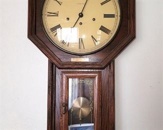 Vintage regulator wall clock
