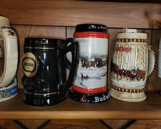 Beer steins and mugs