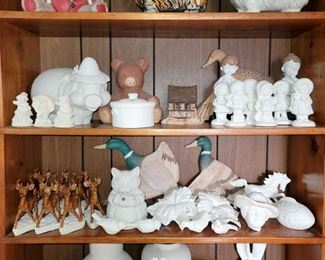 Ceramic figurines. Ready to paint