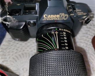 Canon T70 camera