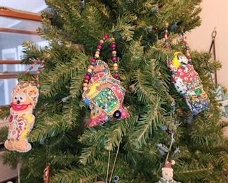 Hand-made vintage ornaments