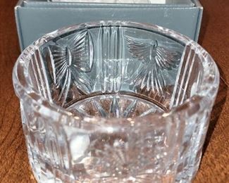 Waterford crystal bottle coaster