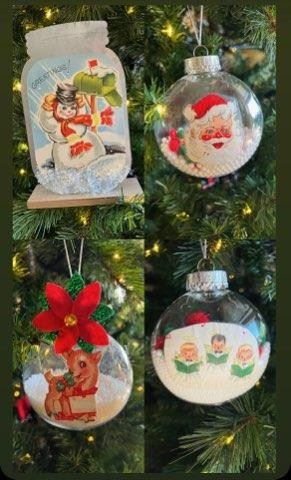 Beaitiful handcrafted Xmas ornaments
Available Dec 3