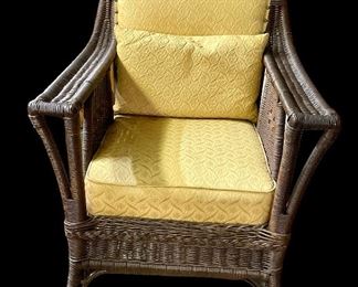 Antique Wicker Rocking Chair - Excellent Condition 