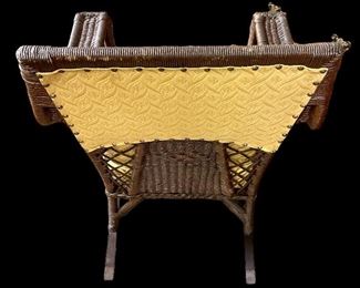 Antique Wicker Rocking Chair - Excellent Condition 