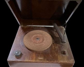 Antique Tok-Fone Record Player 