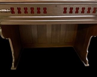 Repurposed Antique Pump Organ with Eastlake Features 