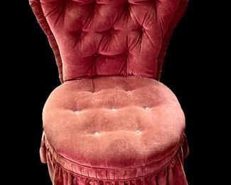 Antique Tufted  Chair