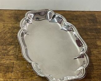VINTAGE SILVERPLATE SERVING TRAY