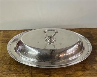 VINTAGE SILVERPLATE COVERED SERVING DISH