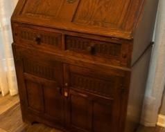 Vintage Wooden Secretary Desk