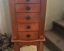 Wooden Jewelry Cabinet