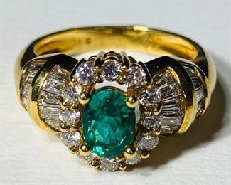 The 18K Yellow Gold 0.78 Carat Emerald 1.21 Carat Total Diamonds 6 Grams Size 6.5 Ring shown, and/or similar products are available for shipping or for browsing and purchase at Tysons Jewelry. The price is $2600.

Please text or call 7032689529 for inquiries, or visit Tysons Jewelry located at:

8373 Leesburg Pike #12, Vienna Virginia 22182

Additional pictures are available upon request.

We buy gold and precious metals at 95%. Please see our website to learn more about specific prices, our other products/services & additional ways to get in contact:

https://tysonsjewelry.net