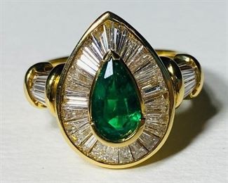The 18K Yellow Gold 1.5 Carat Colombian Top Quality Emerald 3 Carat Baguette Diamond VS2 Clarity G Color 8.1 Grams Size 6.5 Ring shown, and/or similar products are available for shipping or for browsing and purchase at Tysons Jewelry. The price is $4500.

Please text or call 7032689529 for inquiries, or visit Tysons Jewelry located at:

8373 Leesburg Pike #12, Vienna Virginia 22182

Additional pictures are available upon request.

We buy gold and precious metals at 95%. Please see our website to learn more about specific prices, our other products/services & additional ways to get in contact:

https://tysonsjewelry.net