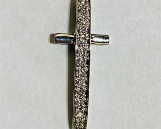 The 14K White Gold 0.14 Diamonds 1.6 Grams Cross Pendant shown, and/or similar products are available for shipping or for browsing and purchase at Tysons Jewelry. The price is $280.

Please text or call 7032689529 for inquiries, or visit Tysons Jewelry located at:

8373 Leesburg Pike #12, Vienna Virginia 22182

Additional pictures are available upon request.

We buy gold and precious metals at 95%. Please see our website to learn more about specific prices, our other products/services & additional ways to get in contact:

https://tysonsjewelry.net

Jewelry resizing, and repair services are available at the store. Inquiries regarding gold, silver, precious metals, coins, watches, diamonds, cars, and collectibles are welcome!