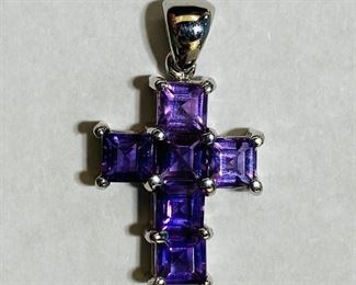 The 14K White Gold 2.9 Grams 6 Stone Amethyst Cross Pendant shown, and/or similar products are available for shipping or for browsing and purchase at Tysons Jewelry. The price is $280.

Please text or call 7032689529 for inquiries, or visit Tysons Jewelry located at:

8373 Leesburg Pike #12, Vienna Virginia 22182

Additional pictures are available upon request.

We buy gold and precious metals at 95%. Please see our website to learn more about specific prices, our other products/services & additional ways to get in contact:

https://tysonsjewelry.net

Jewelry resizing, and repair services are available at the store. Inquiries regarding gold, silver, precious metals, coins, watches, diamonds, cars, and collectibles are welcome!