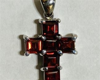 The 14K White Gold 3 Grams 6 Stone Garnet Cross Pendant shown, and/or similar products are available for shipping or for browsing and purchase at Tysons Jewelry. The price is $280.

Please text or call 7032689529 for inquiries, or visit Tysons Jewelry located at:

8373 Leesburg Pike #12, Vienna Virginia 22182

Additional pictures are available upon request.

We buy gold and precious metals at 95%. Please see our website to learn more about specific prices, our other products/services & additional ways to get in contact:

https://tysonsjewelry.net

Jewelry resizing, and repair services are available at the store. Inquiries regarding gold, silver, precious metals, coins, watches, diamonds, cars, and collectibles are welcome!