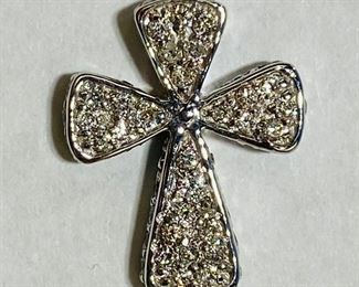The 14K White Gold 0.33 Carat Diamonds 1.7 Grams Cross Pendant shown, and/or similar products are available for shipping or for browsing and purchase at Tysons Jewelry. The price is $410.

Please text or call 7032689529 for inquiries, or visit Tysons Jewelry located at:

8373 Leesburg Pike #12, Vienna Virginia 22182

Additional pictures are available upon request.

We buy gold and precious metals at 95%. Please see our website to learn more about specific prices, our other products/services & additional ways to get in contact:

https://tysonsjewelry.net

Jewelry resizing, and repair services are available at the store. Inquiries regarding gold, silver, precious metals, coins, watches, diamonds, cars, and collectibles are welcome!