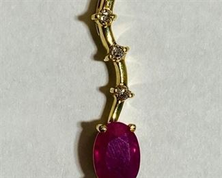 The 14K Yellow Gold Ruby Diamond 0.8 Grams Pendant shown, and/or similar products are available for shipping or for browsing and purchase at Tysons Jewelry. The price is $130.

Please text or call 7032689529 for inquiries, or visit Tysons Jewelry located at:

8373 Leesburg Pike #12, Vienna Virginia 22182

Additional pictures are available upon request.

We buy gold and precious metals at 95%. Please see our website to learn more about specific prices, our other products/services & additional ways to get in contact:

https://tysonsjewelry.net

Jewelry resizing, and repair services are available at the store. Inquiries regarding gold, silver, precious metals, coins, watches, diamonds, cars, and collectibles are welcome!