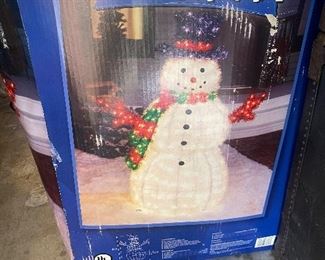 Lighted Snowman