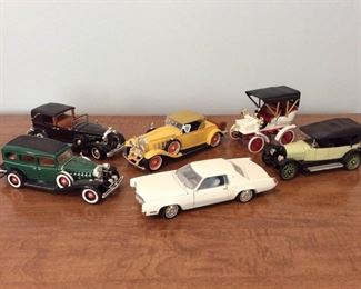 Cadillac Collection, Representing 6 Very Unique Die Cast Models